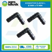 Konektor Elbow L 8 mm x 11 mm 3 pcs