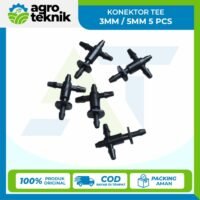 Konektor Tee 3mm / 5mm 5 pcs