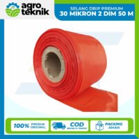 Selang Drip Irigasi Cap Arjuna 30 Mikron x 2 Dim x 50 Meter