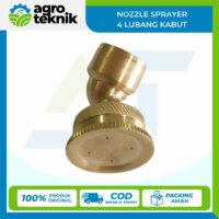 NOZZLE SPRAYER 4 LUBANG KABUT