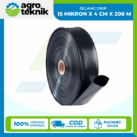 SELANG DRIP 15 MIKRON X 4 CM X 200 METER