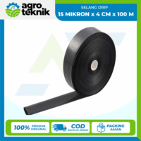 SELANG DRIP 15 MIKRON x 4 CM x 100 METER