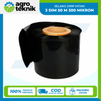 SELANG DRIP HITAM 3 DIM 50 M 300 MIKRON